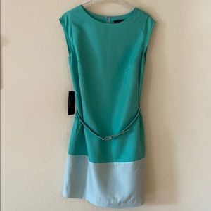 The Limited short sleeve belted dress